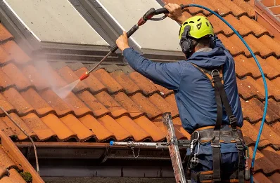 Démoussage et hydrofuge de toiture à Goudex